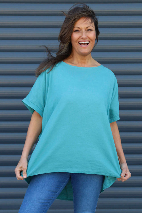 Broadstairs Linen Top Jade Green - Image 3