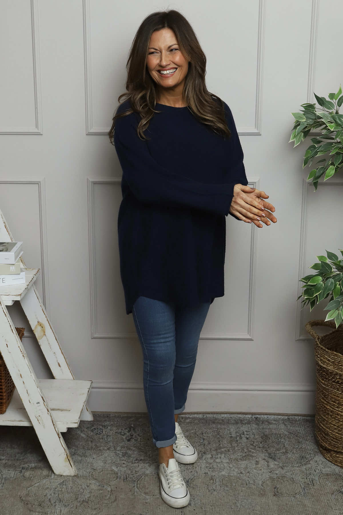 Alazne Jumper Navy