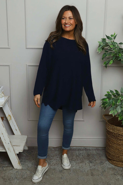 Alazne Jumper Navy - Image 2