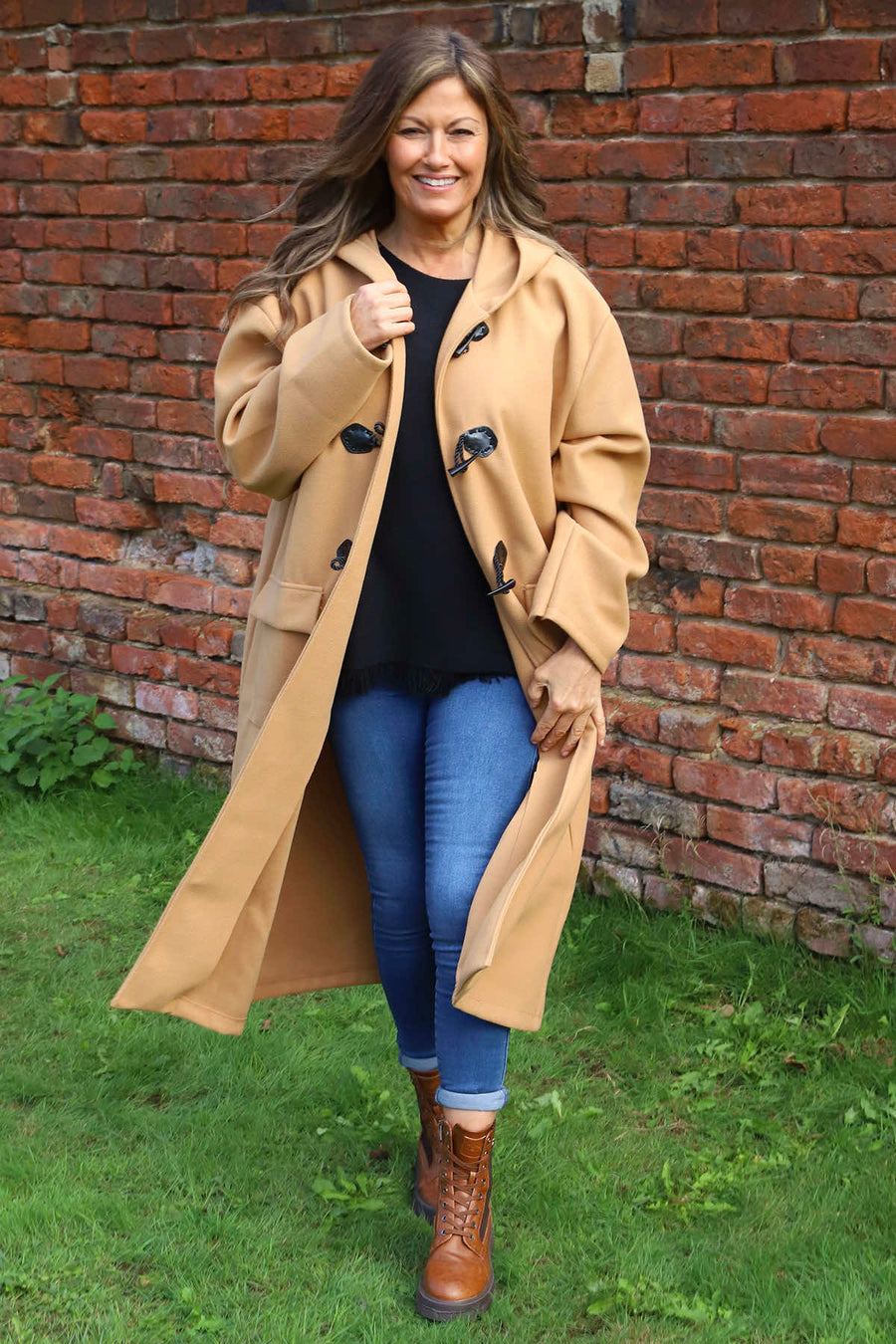 Leonarda Duffle Coat Camel