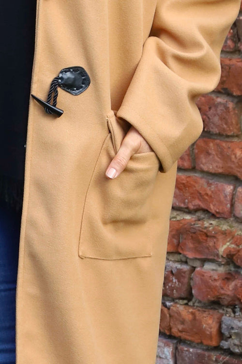 Leonarda Duffle Coat Camel - Image 3