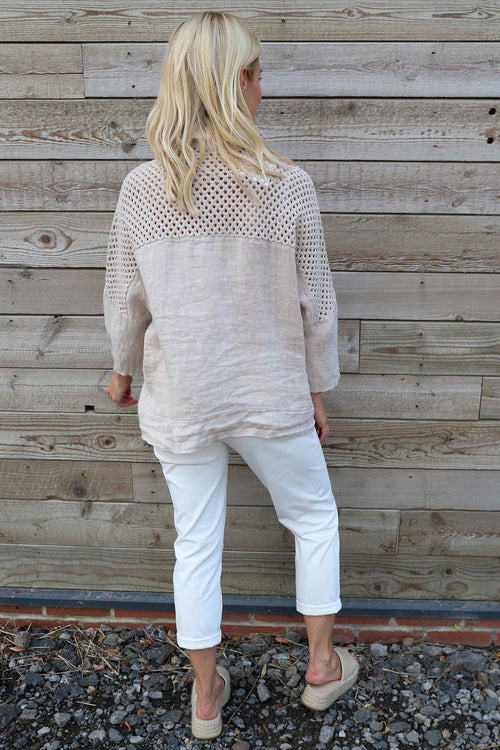 Orlanda Linen Jacket Stone - Image 6