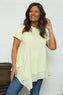 Langdon Frill Cotton Top Yellow
