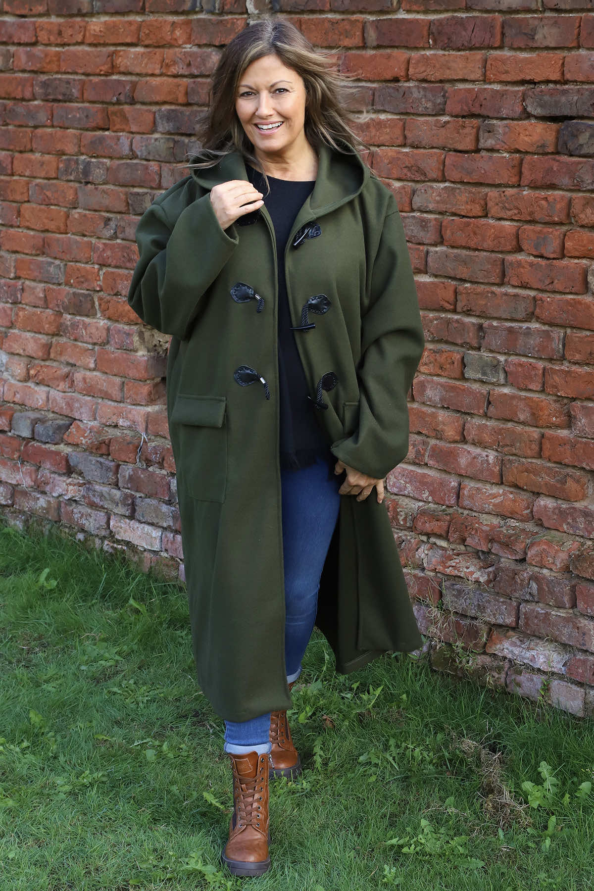 Leonarda Duffle Coat Khaki