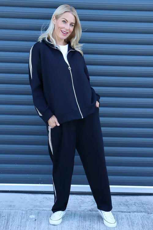 Safiya Zip Jacket Black - Image 2