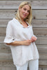 Rebecca Linen Top Stone