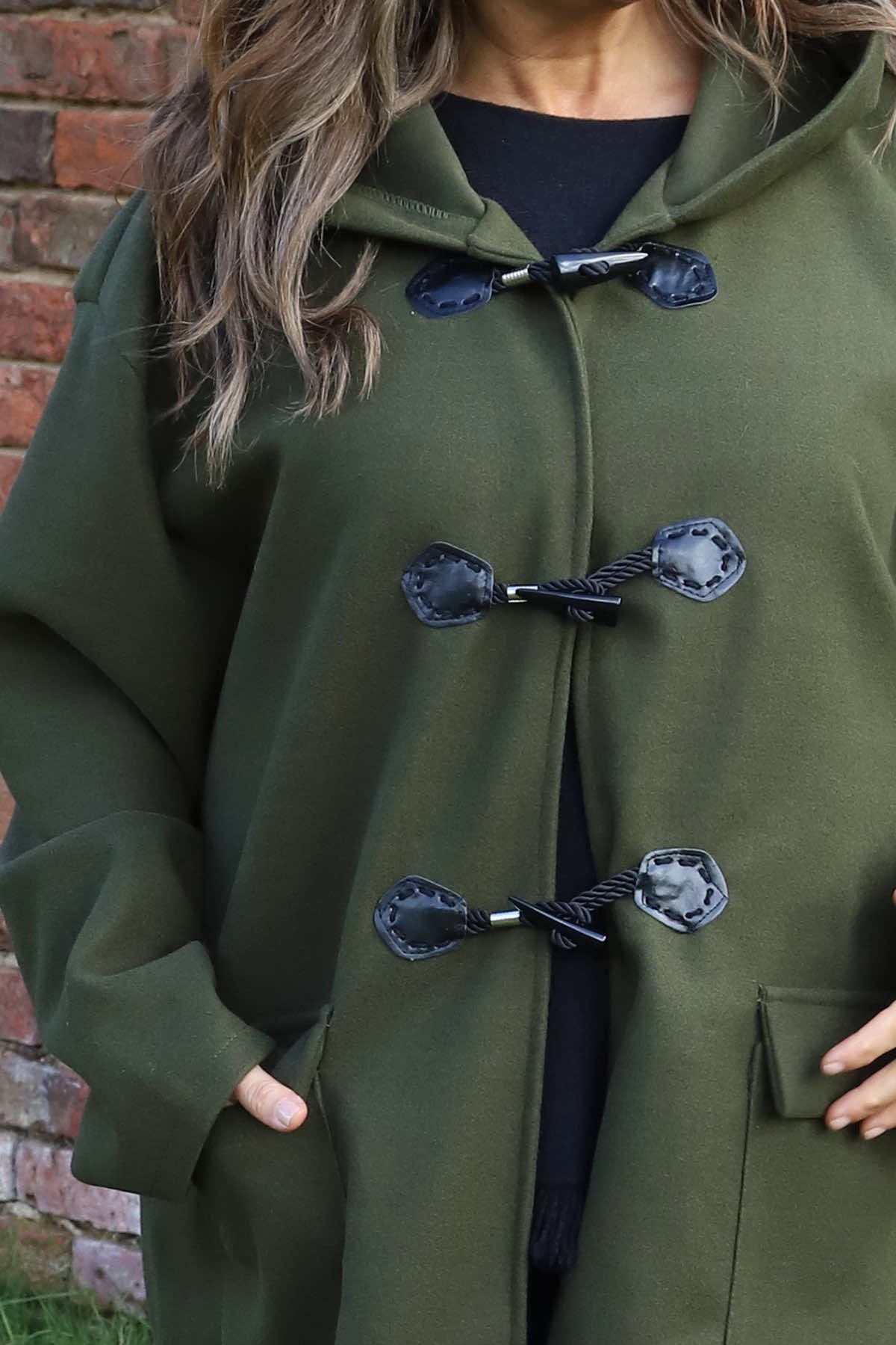 Leonarda Duffle Coat Khaki