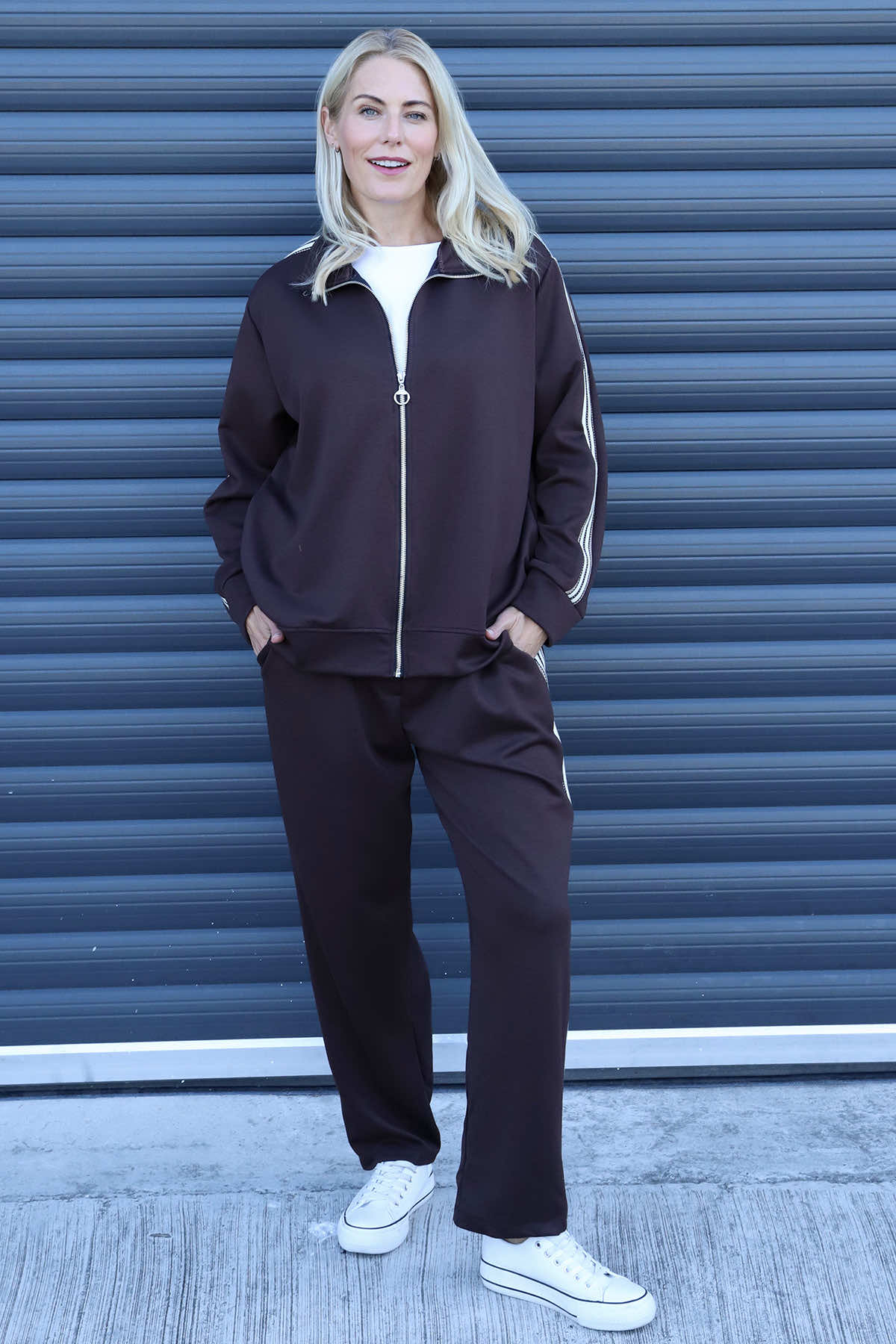 Safiya Zip Jacket Cocoa