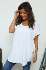 Porthcurno Tie Back Cotton Top White White - Porthcurno Tie Back Cotton Top White