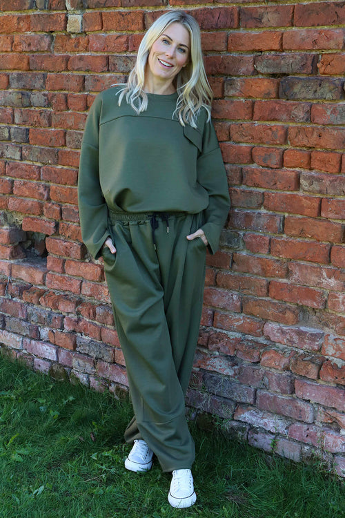 Sinead Joggers Khaki - Image 1