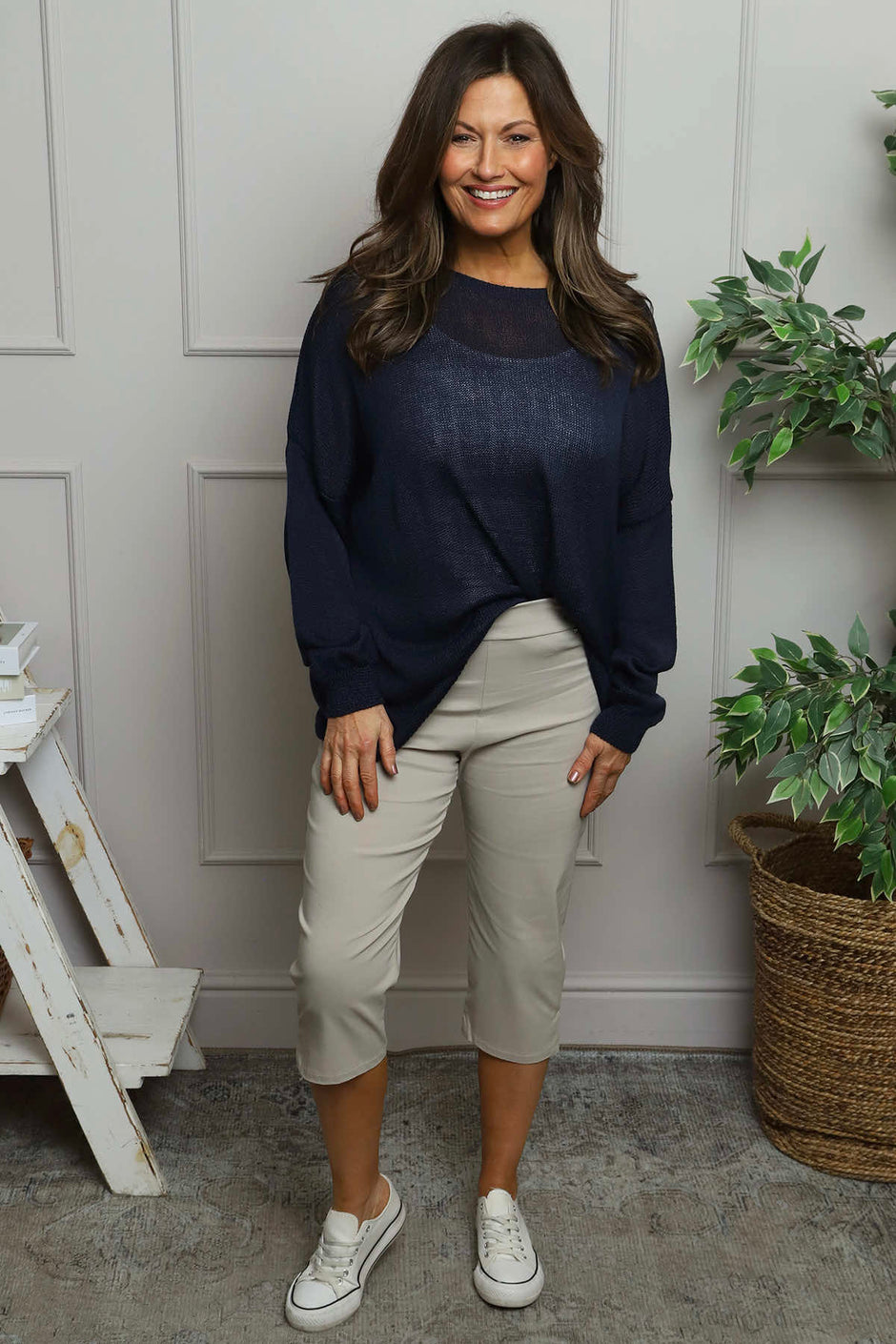 Stori Capri Trousers Stone