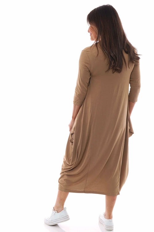 Boswin Dress Camel - Image 4