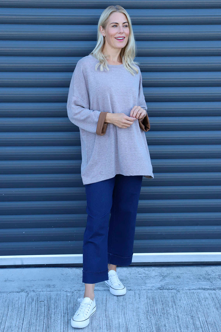 Cailina Knitted Jumper Mocha