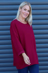 Cailina Knitted Jumper Wine