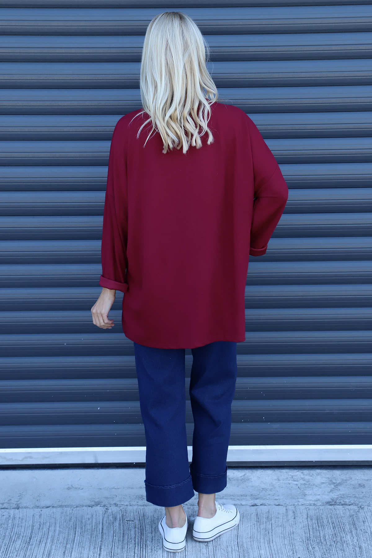 Cailina Knitted Jumper Wine