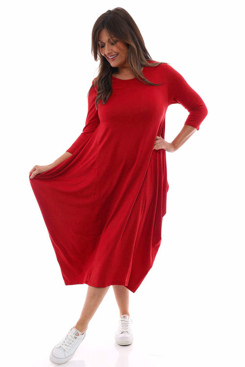 Boswin Dress Red - Image 3