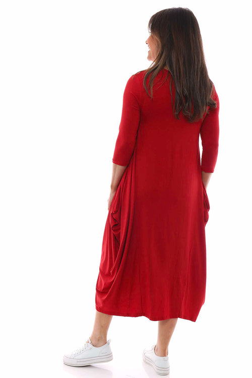 Boswin Dress Red - Image 4