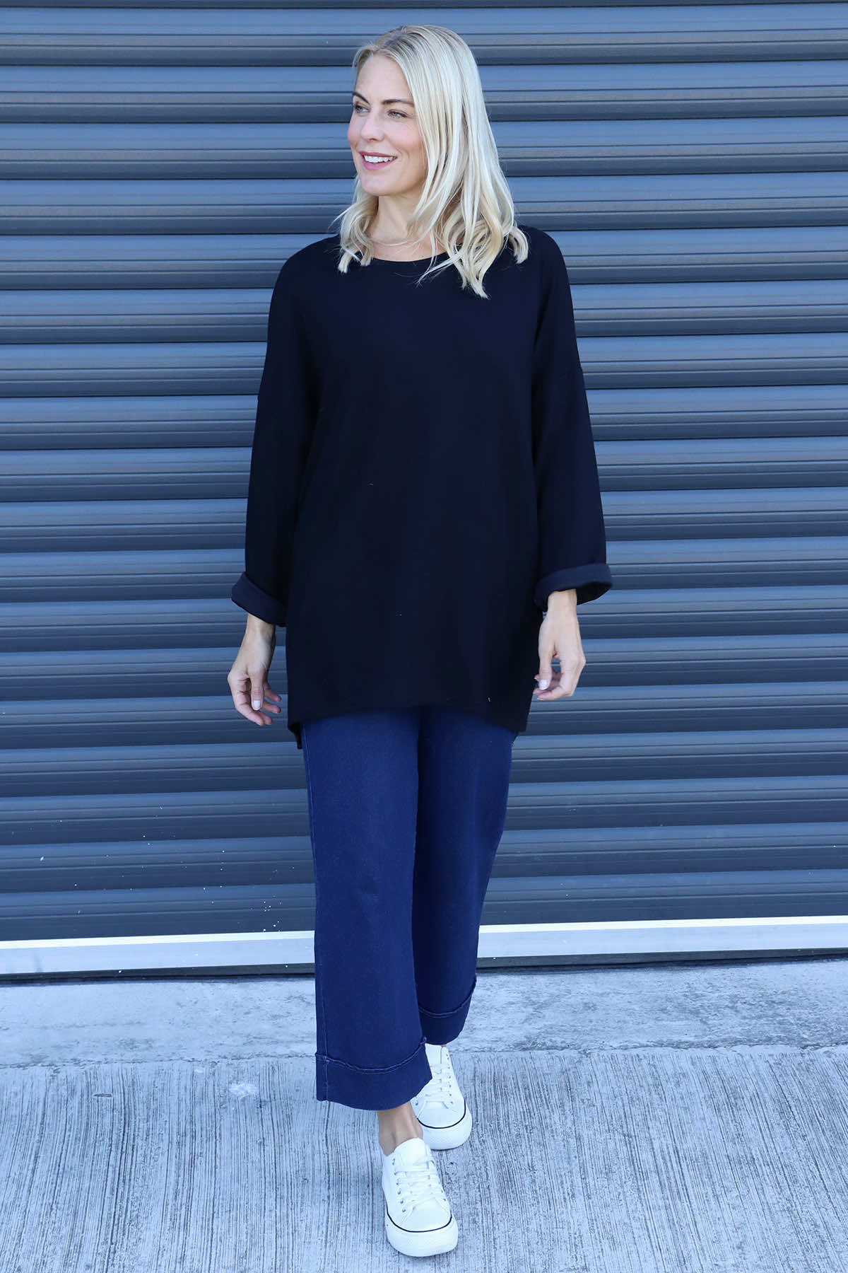 Cailina Knitted Jumper Black