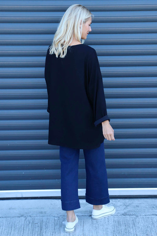 Cailina Knitted Jumper Black - Image 4