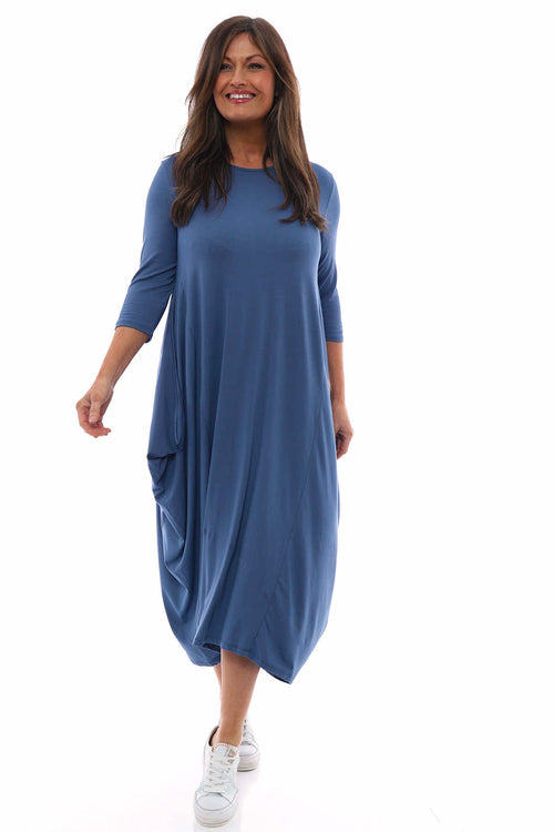 Boswin Dress Denim Blue - Image 2