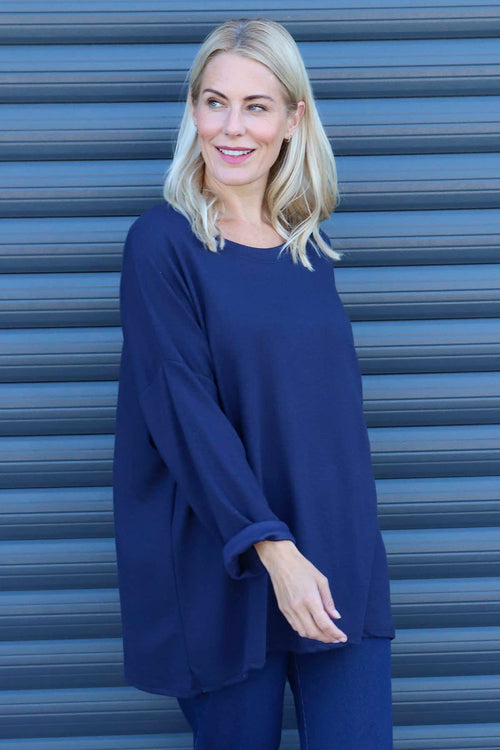 Cailina Knitted Jumper Navy