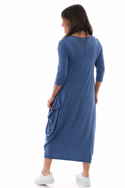 Boswin Dress Denim Blue - Image 4