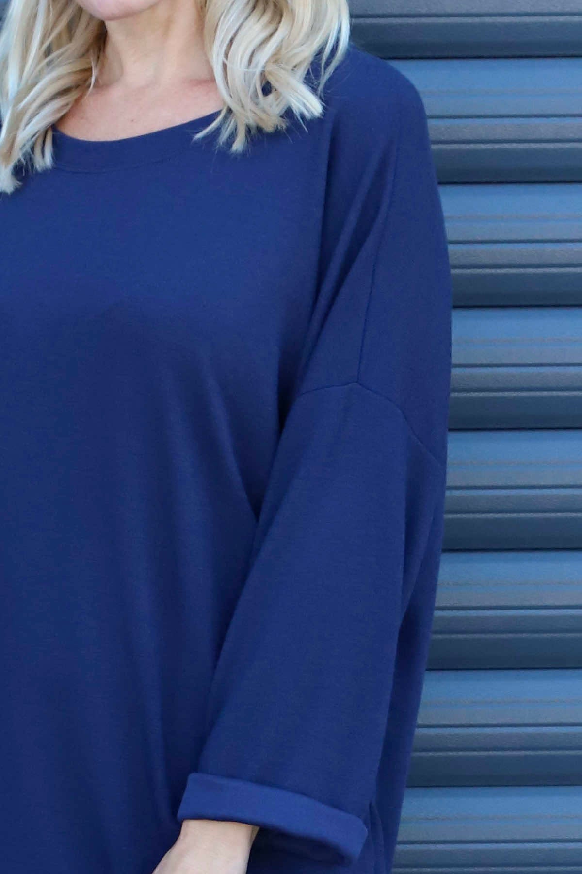 Cailina Knitted Jumper Navy