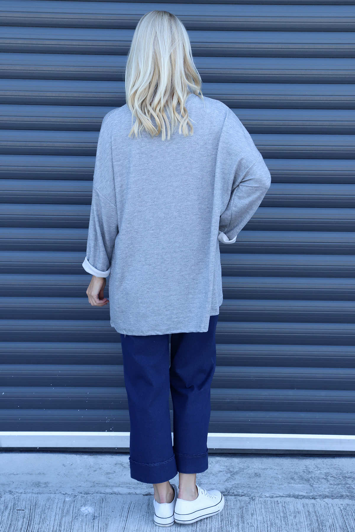 Cailina Knitted Jumper Grey