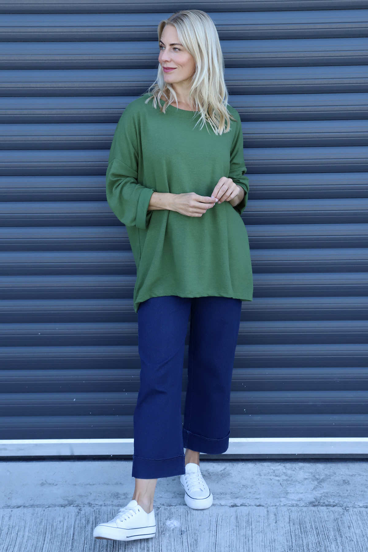 Cailina Knitted Jumper Olive