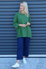 Cailina Knitted Jumper Olive Olive - Cailina Knitted Jumper Olive