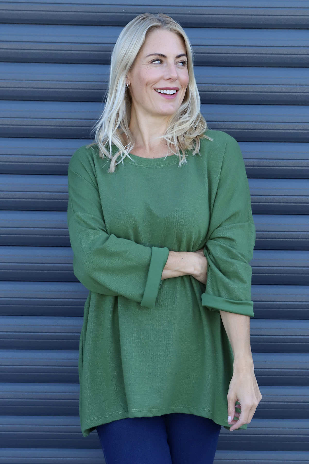 Cailina Knitted Jumper Olive