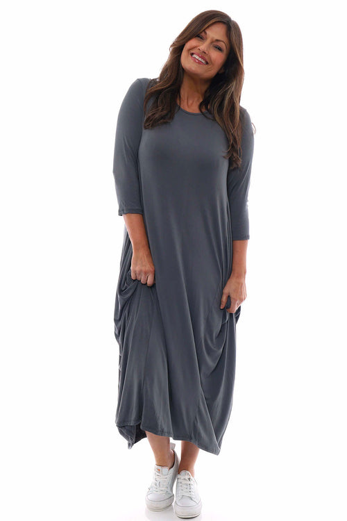 Boswin Dress Charcoal - Image 3
