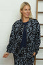 Katana Leopard Cotton Jacket Black