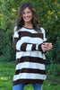 Brendalynn Stripe Knit Jumper Cocoa