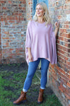Saffron Knitted Jumper Pink