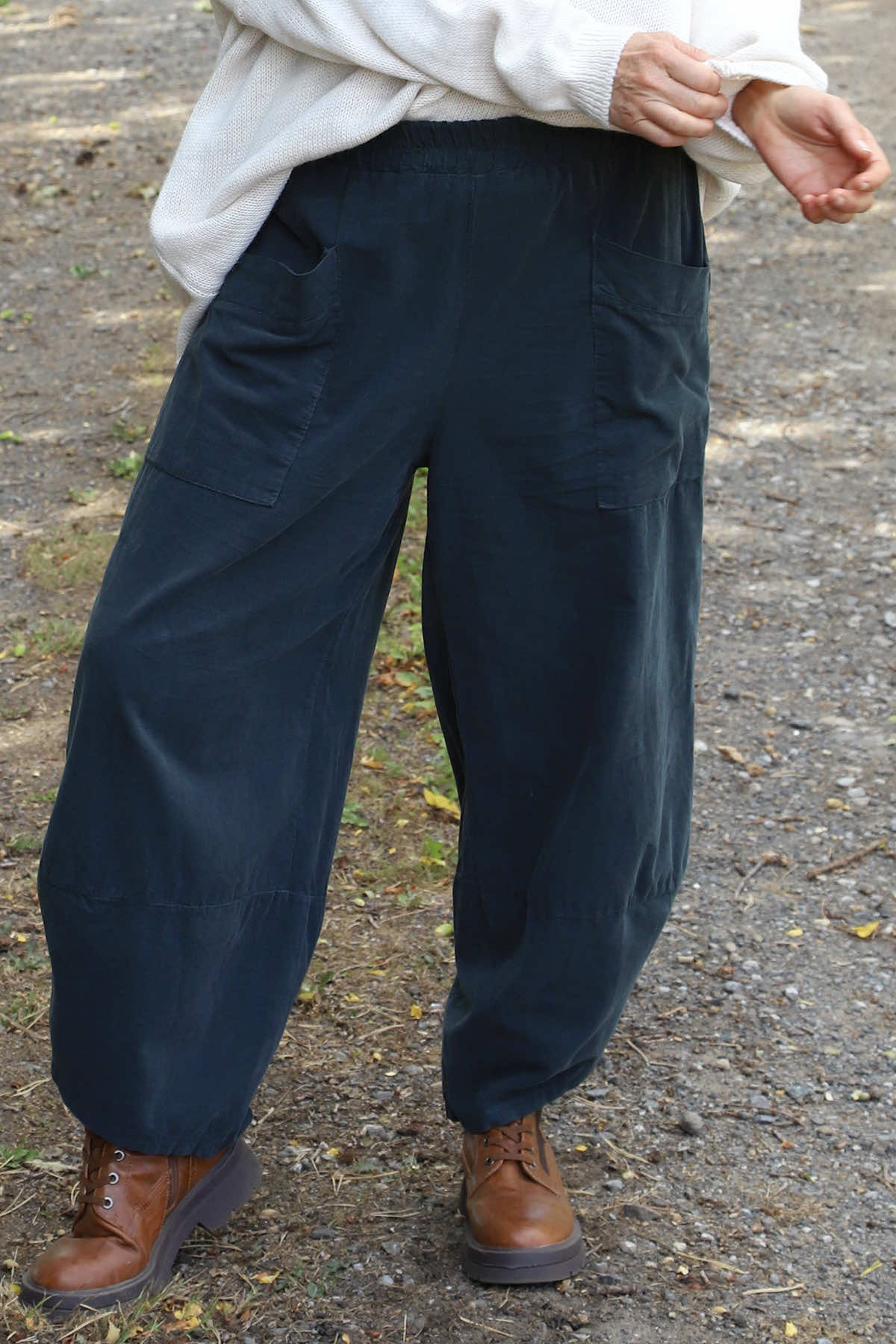 Primrose Needlecord Trousers Charcoal