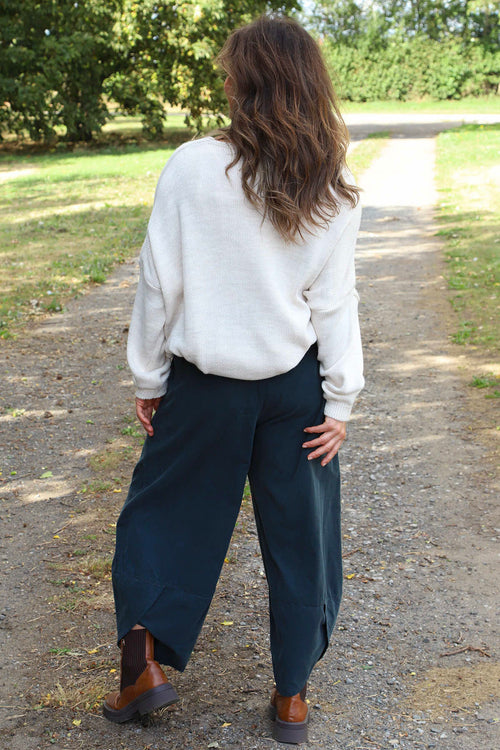 Primrose Needlecord Trousers Charcoal - Image 4
