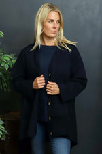 Ernestina Button Jacket Navy Navy - Ernestina Button Jacket Navy