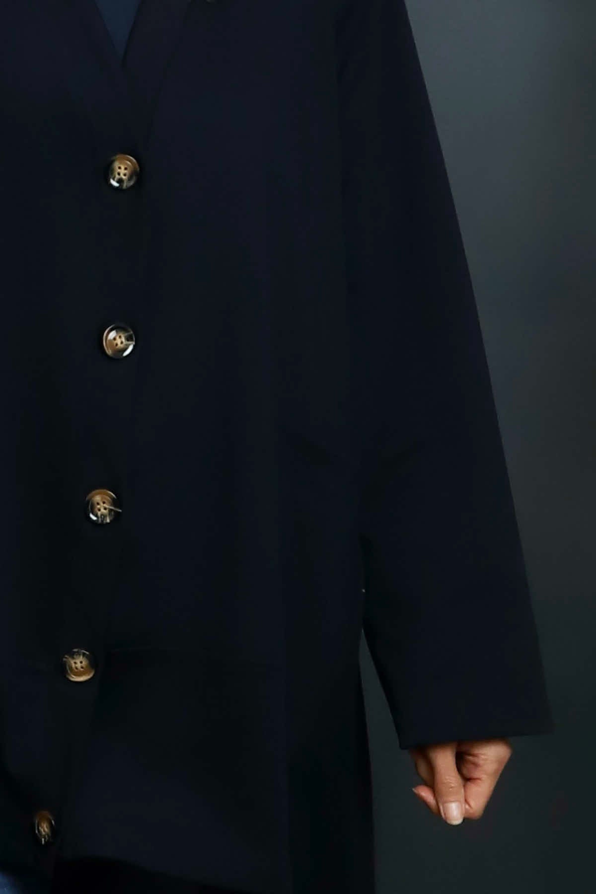 Ernestina Button Jacket Navy