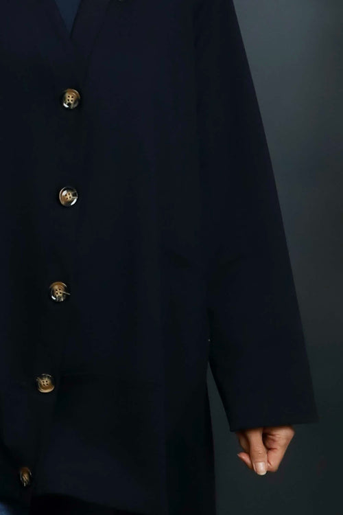 Ernestina Button Jacket Navy - Image 3