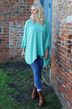 Saffron Knitted Jumper Mint Mint - Saffron Knitted Jumper Mint