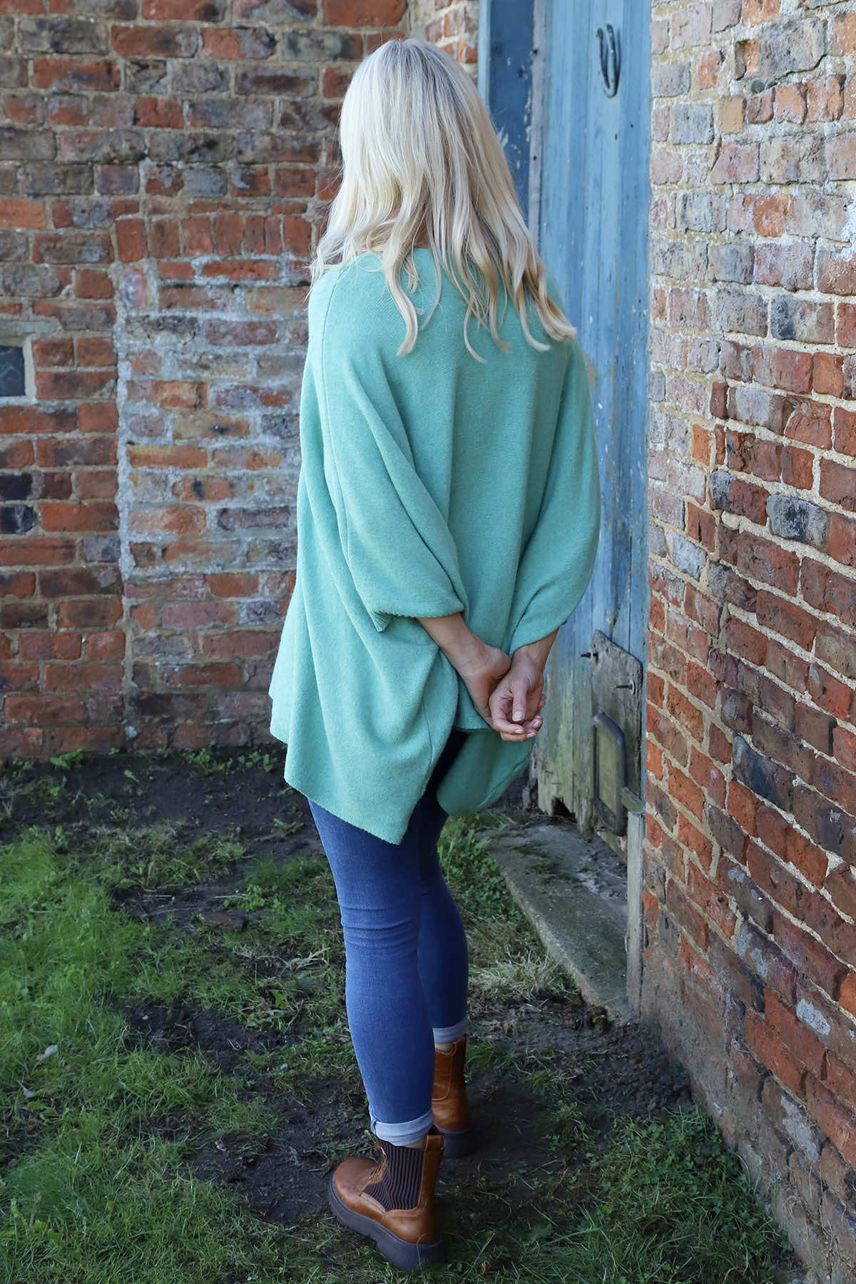 Saffron Knitted Jumper Mint
