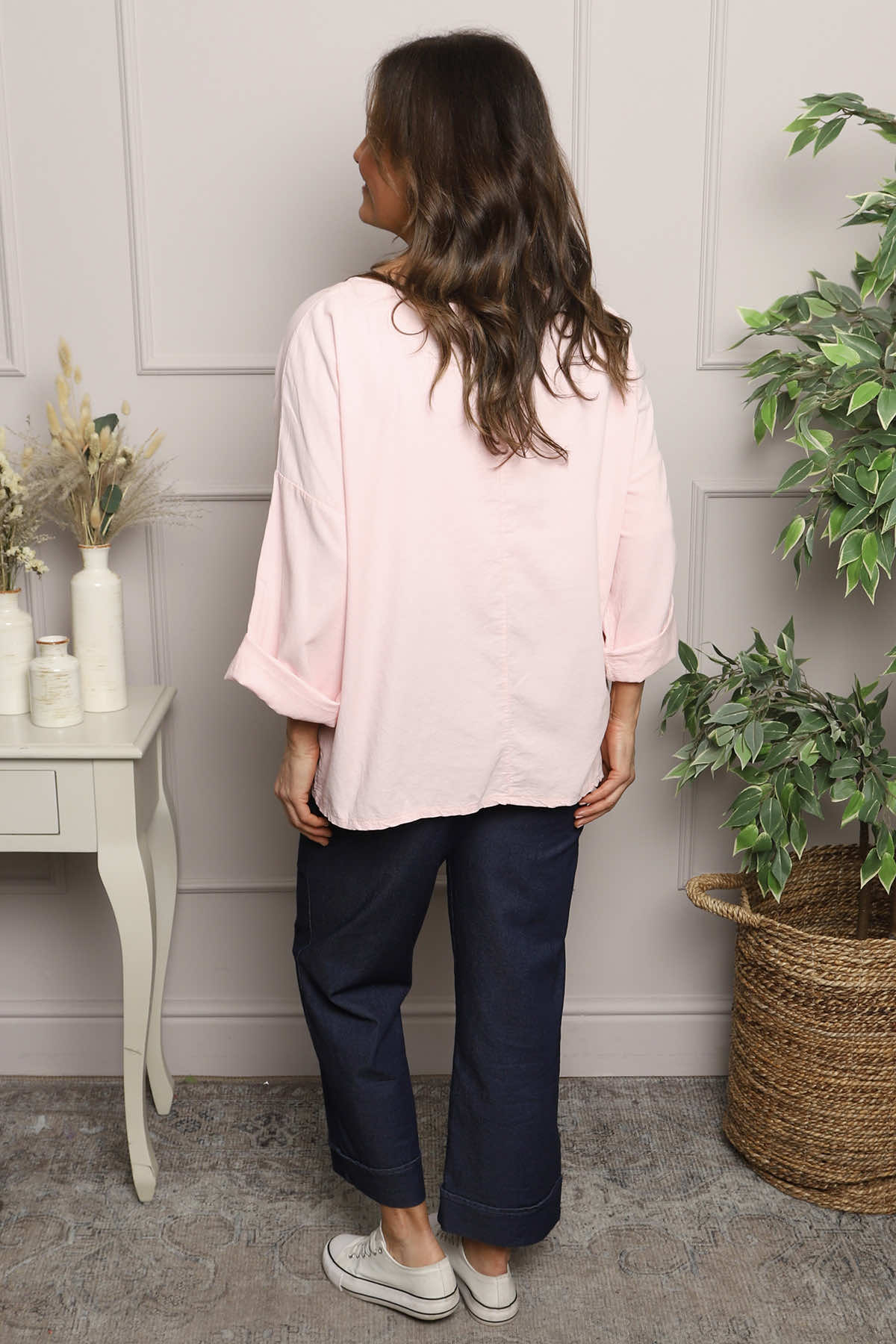 Danita Needlecord Top Pink