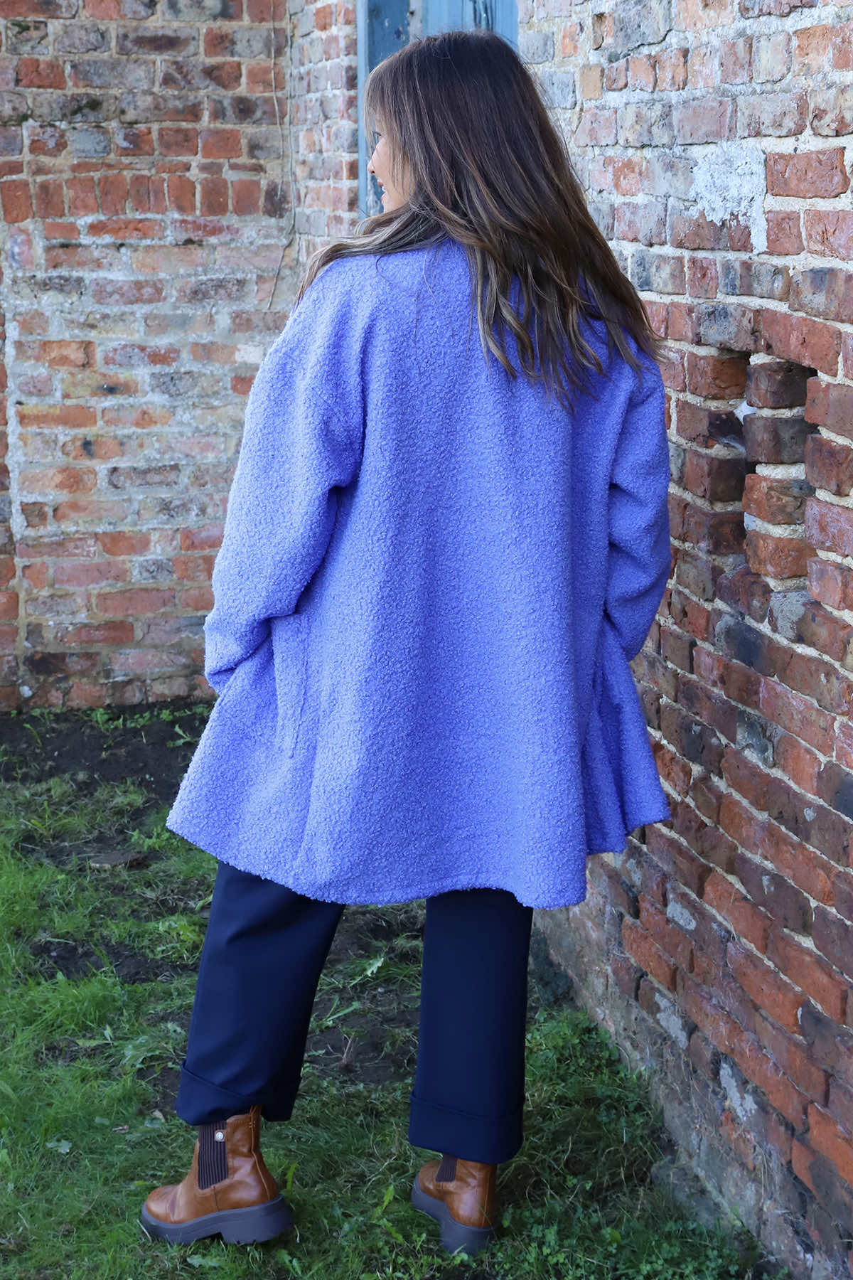 Brynne Boucle Jacket Lavender