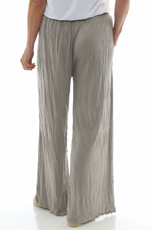 Charissa Crinkle Trousers Mocha - Image 7
