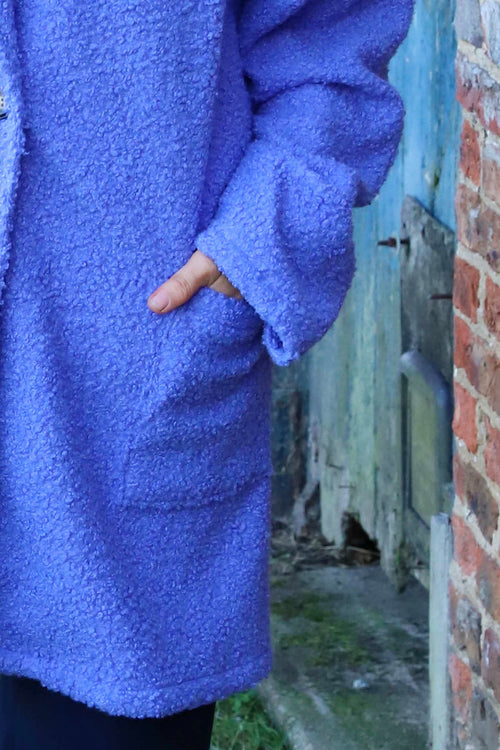 Brynne Boucle Jacket Lavender - Image 3