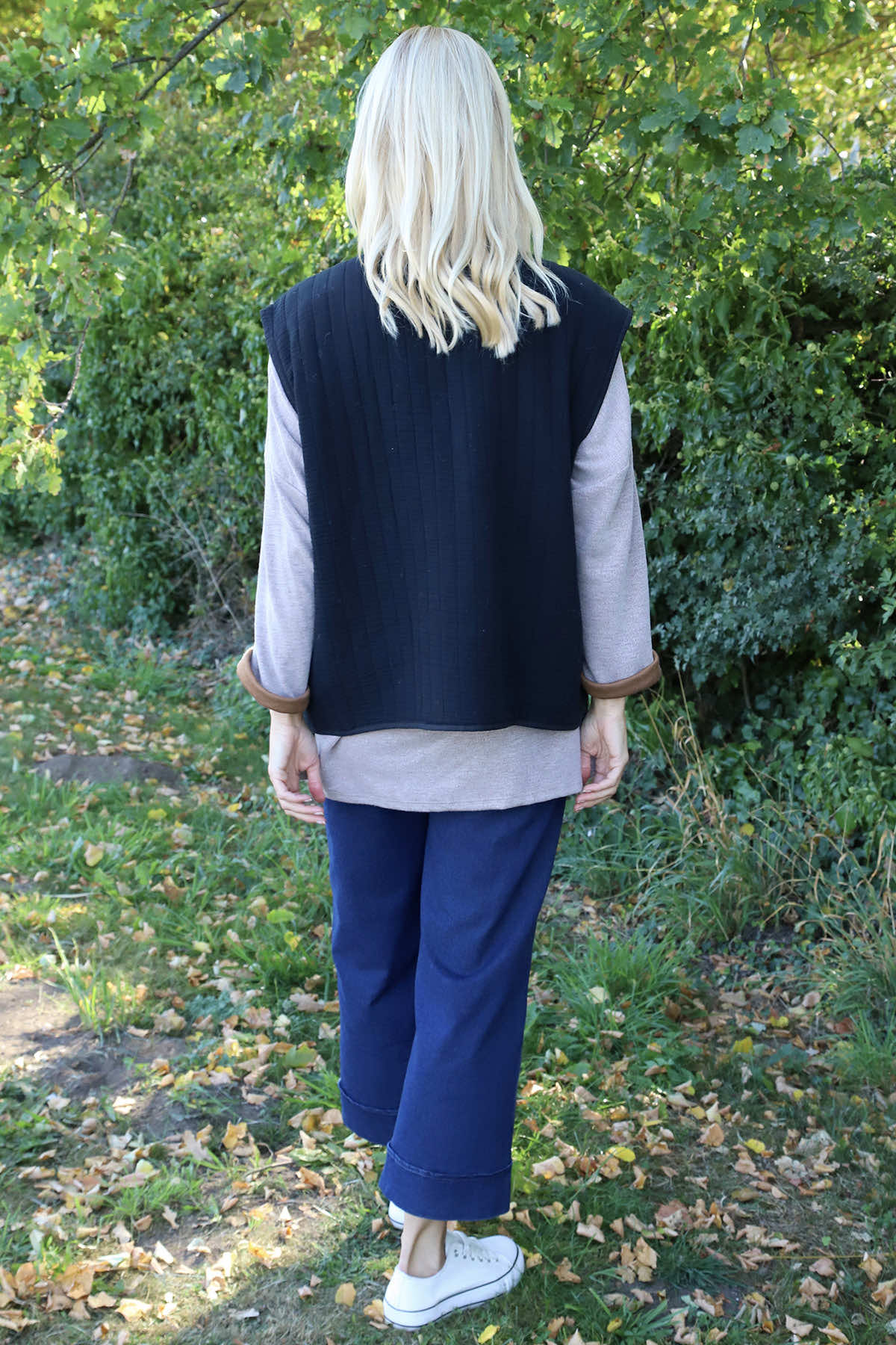 Agatha Cotton Padded Gilet Black