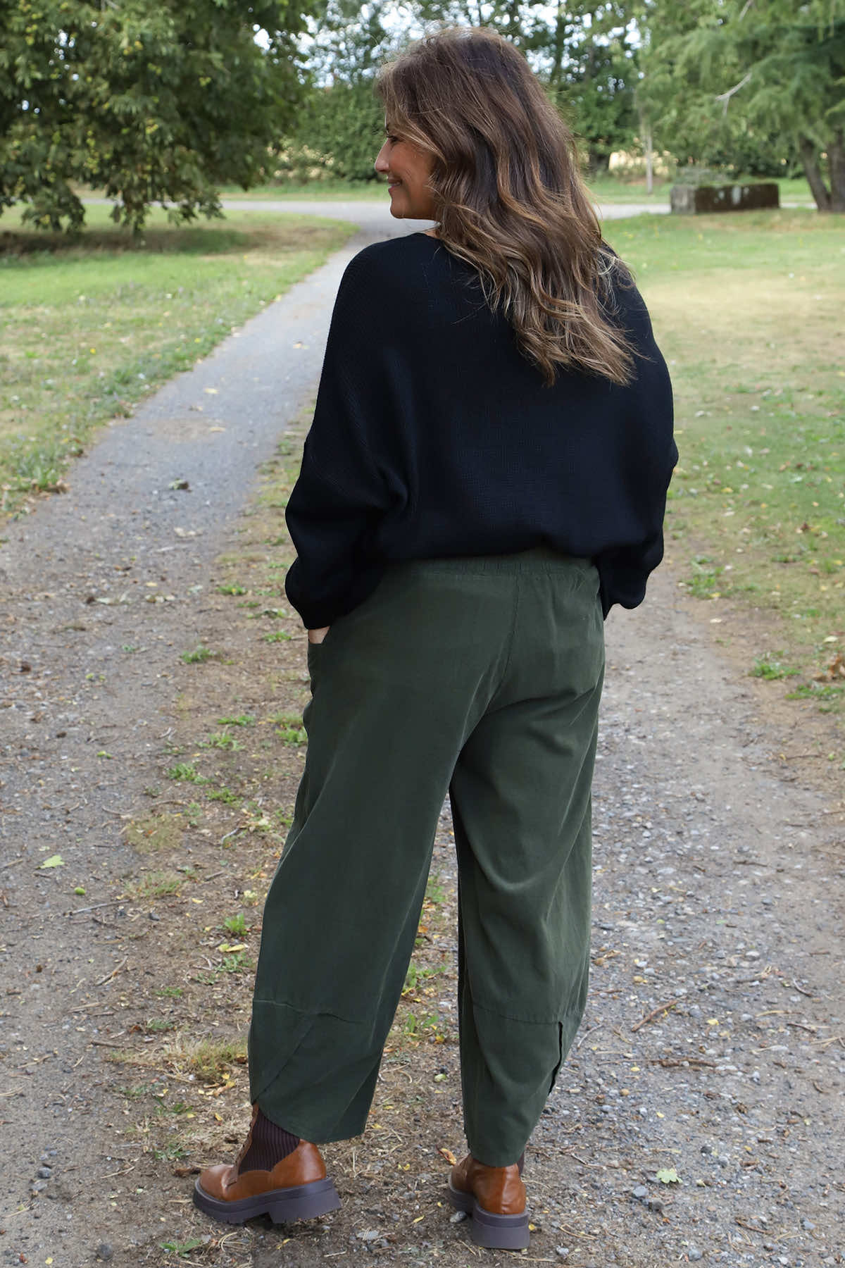 Primrose Needlecord Trousers Khaki