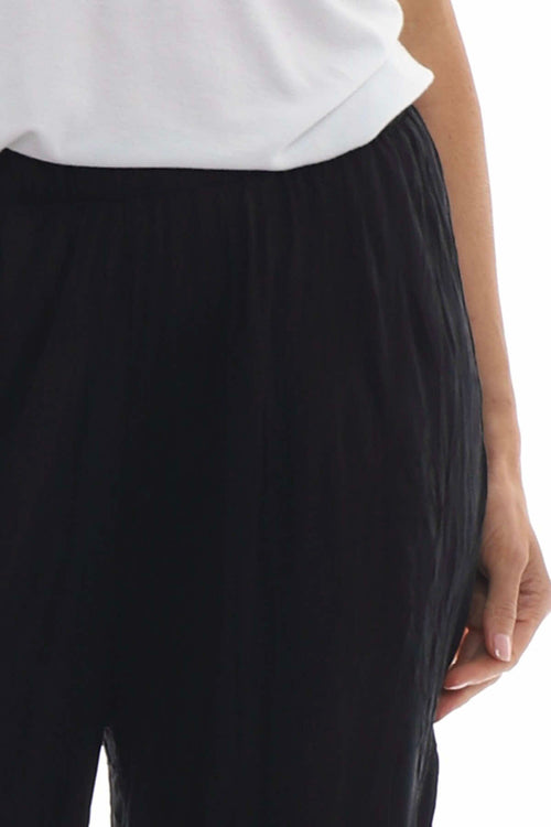 Charissa Crinkle Trousers Black - Image 6