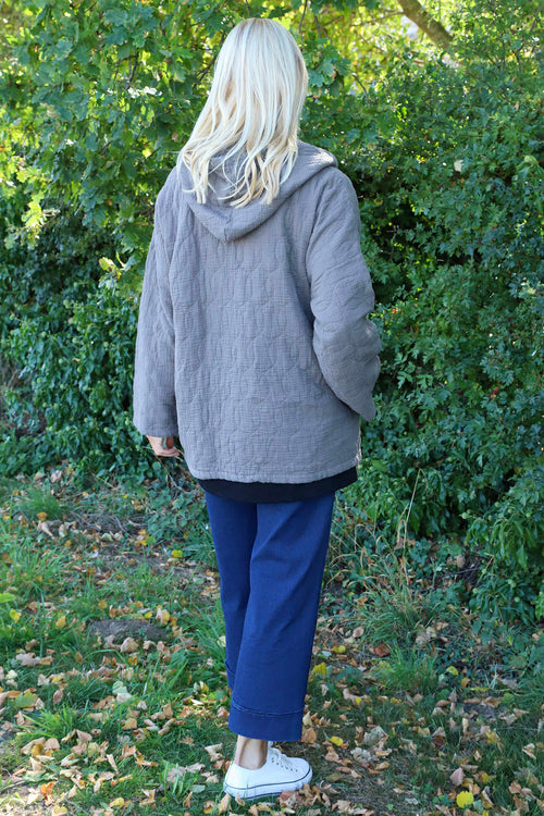 Agatha Cotton Padded Gilet Mocha - Image 4